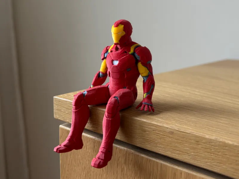 Iron Man Sitting Shelf Figure AMS Single Color