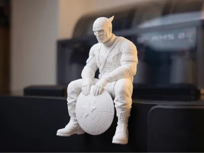 019 Captain America - Edge Sitting