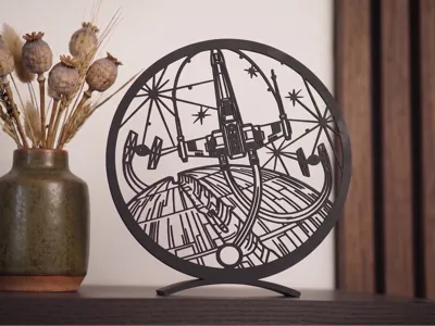 020 Death Star Shadow Decor
