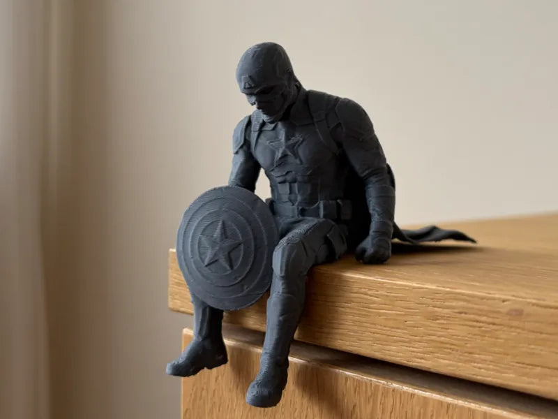 022 Captain America Sitting on Shelf Figure