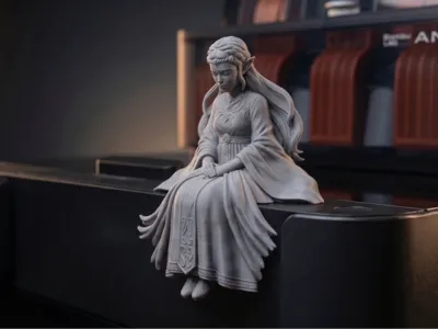 035 Elegantly Seated Zelda - Monitor Buddy