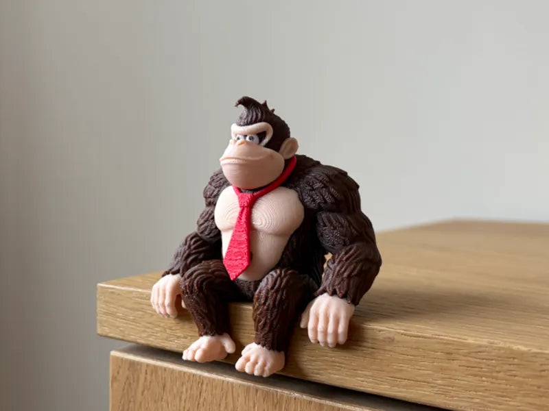 054 Donkey Kong Sitting on Ledge Shelf Nintendo