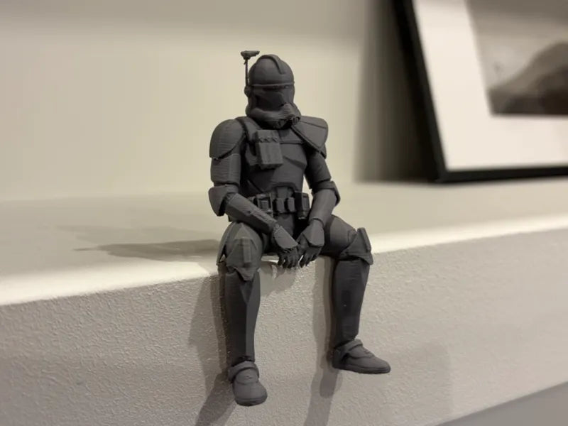 058 Captain Rex Sitting on Ledge Star Wars Clone Wars