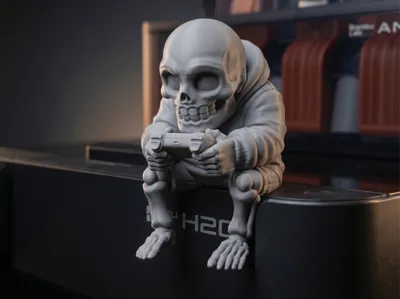 069 Gaming to the bones - Gamer Skeleton