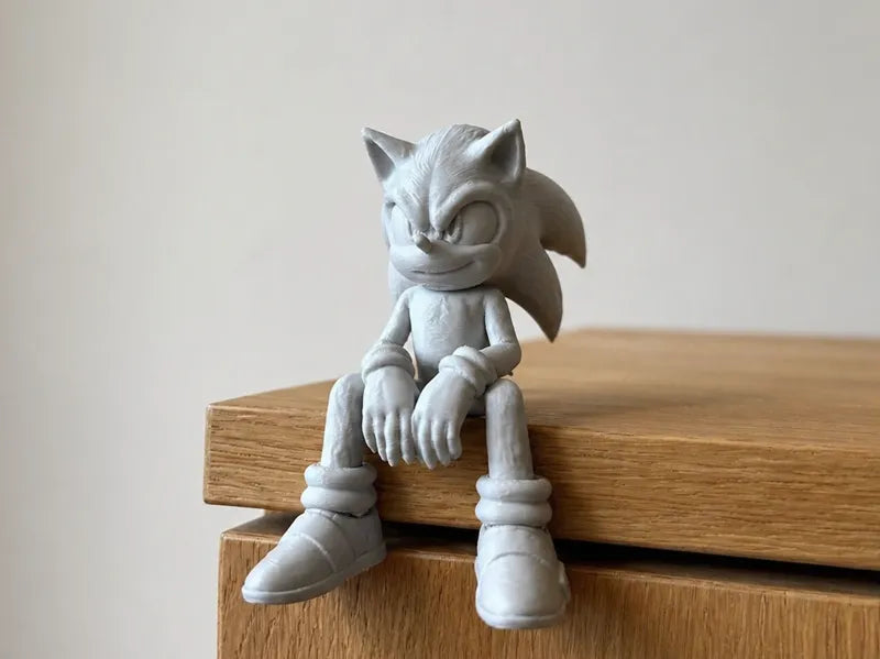 089 Sonic Sitting on Ledge Figure