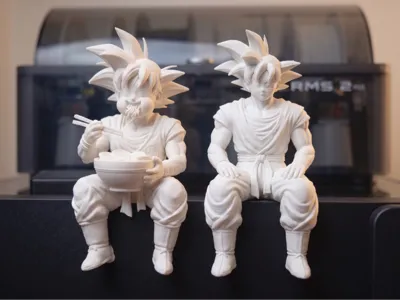 104 Goku Eat Sit Print Repeat - Monitor buddy