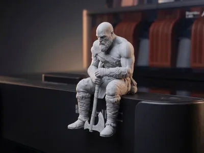 109 Sitting Kratos with Leviathan Axe - Edge Sitter
