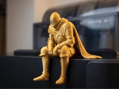 121 Resting Knight - Soulsborne Edge Sitter