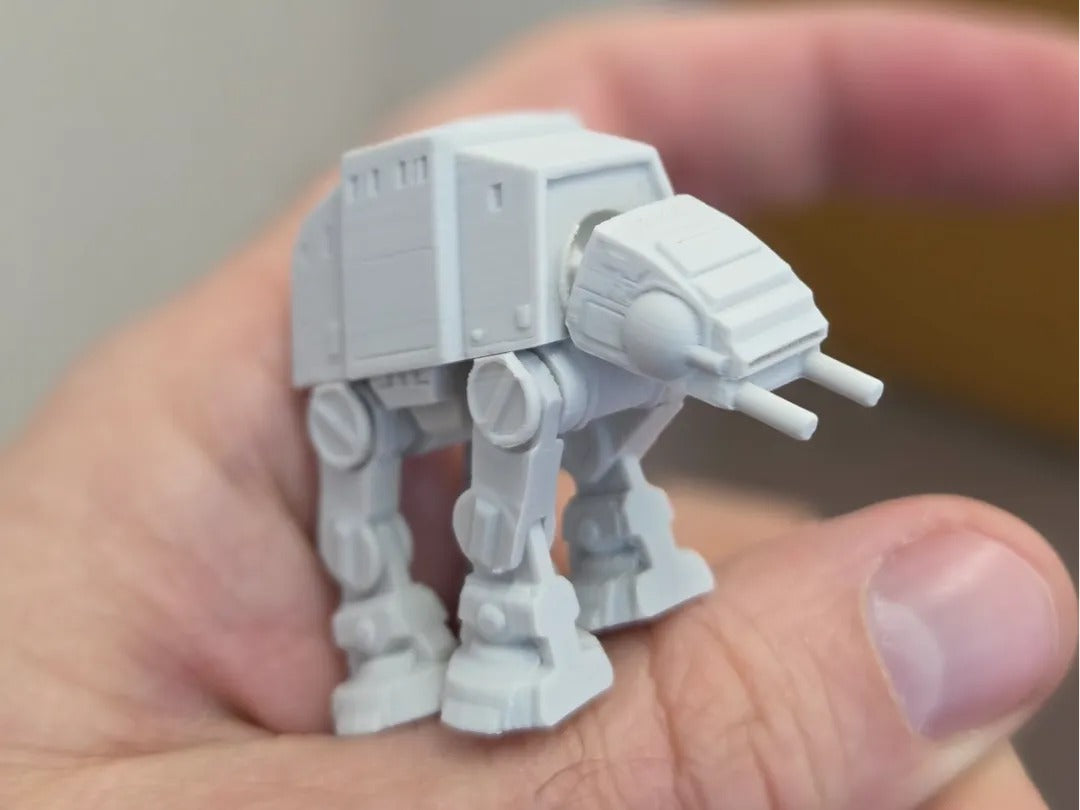 Tiny AT-AT Walker – Cute Pocket Robot (Easy Print)