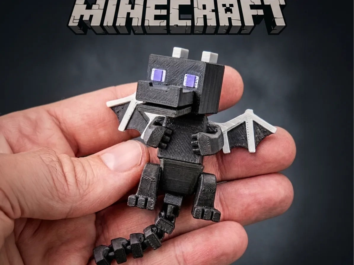 32 Cute Articulated Ender Dragon (Minecraft)