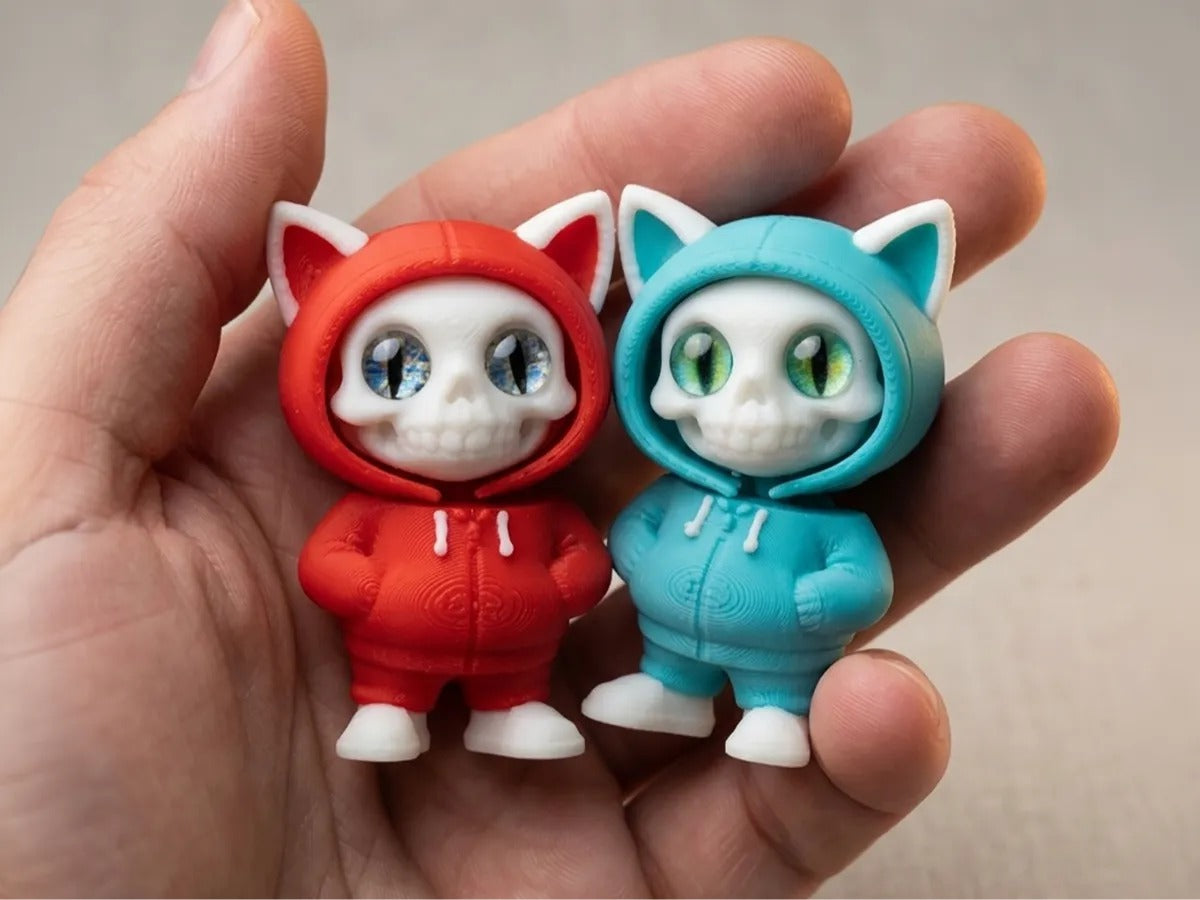 mini flexi Urban Cat Skull