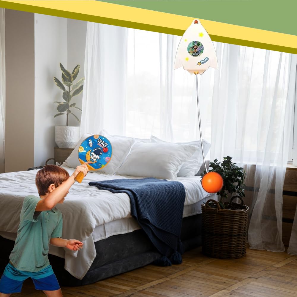 Indoor Hanging Table Tennis Set - Portable Ping Pong Fun for Any Room