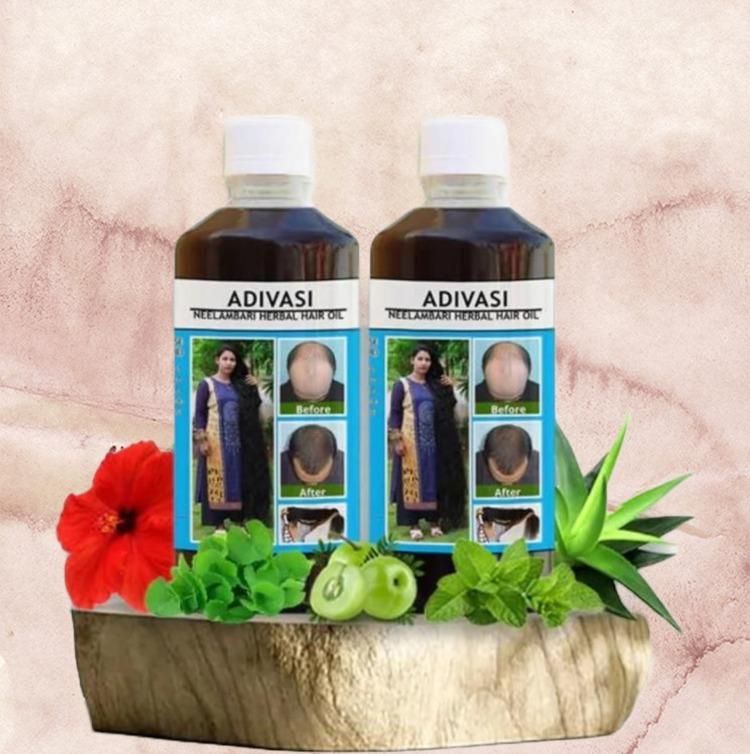 Adivasi Neelambari Herbal Hair Oil (Pack of 2)