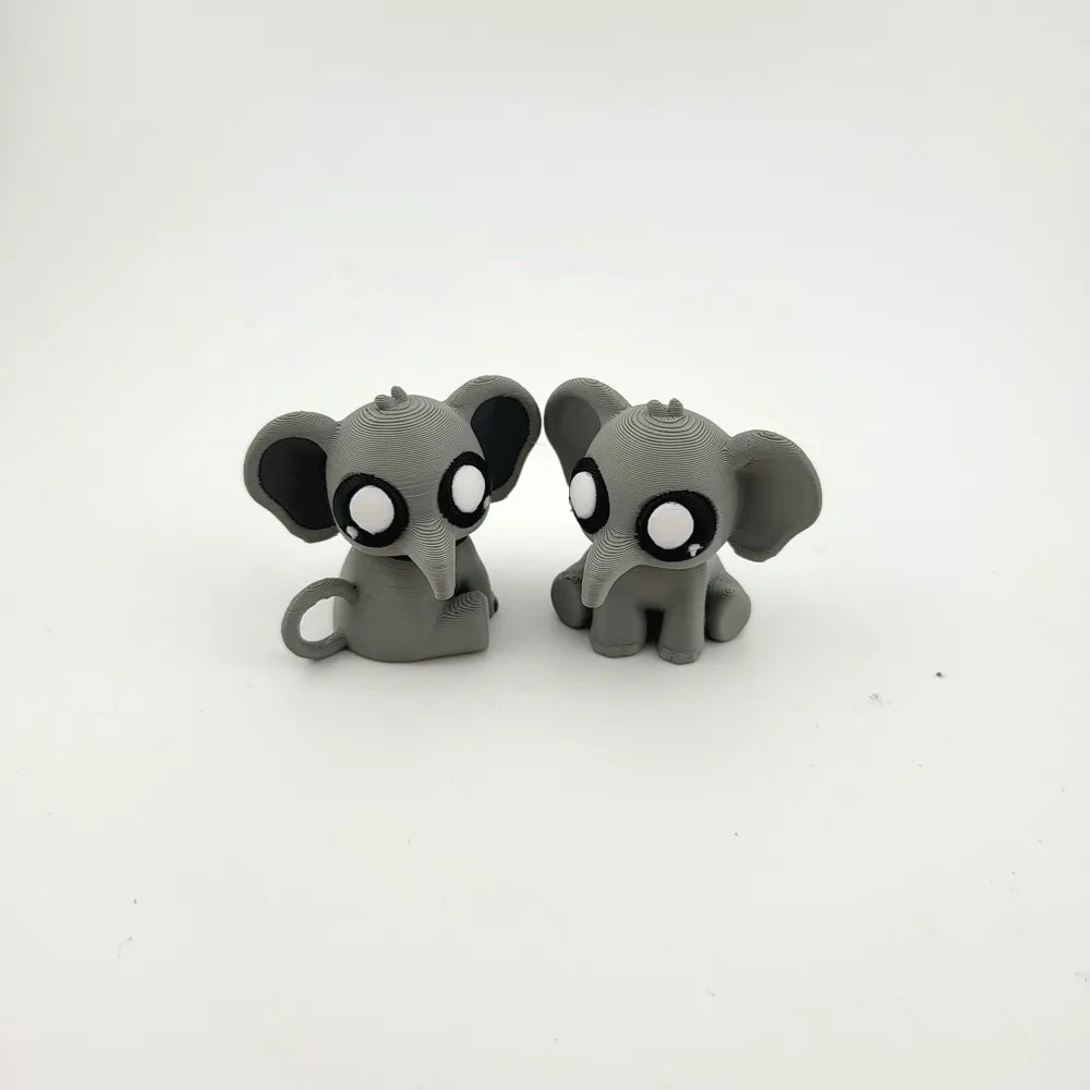 Elephant flexi Mini Keychain Fidget Articulated