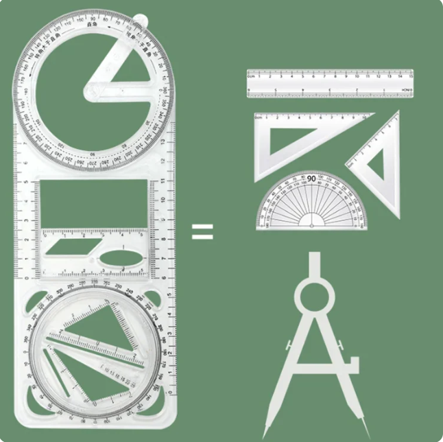 Multifunctional Geometric Ruler
