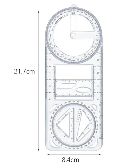 Multifunctional Geometric Ruler