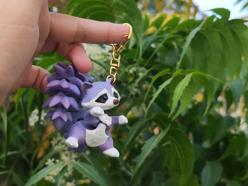 Cute Flexi Raccoon - Articulated