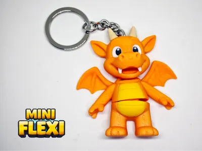 Cute Standing Dragon Mini Flexi