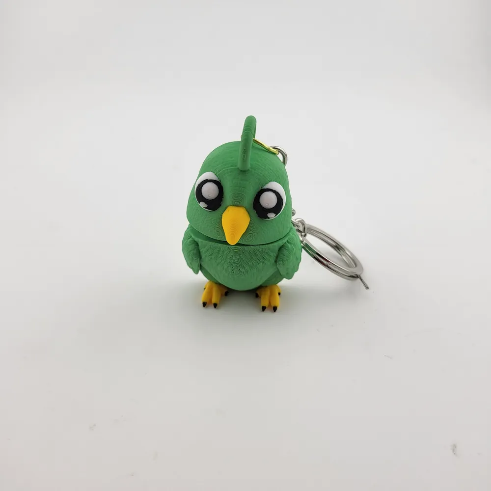 Cute parot Flexi Keychain Toy