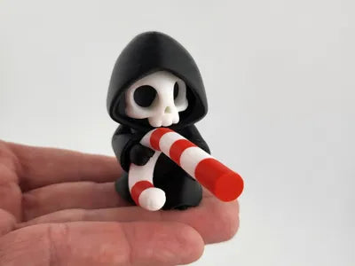 Grim Reaper sugar gun Christmas Figurine kawaii
