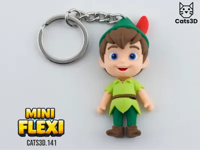Peter Pan - Mini Flexi Keychain