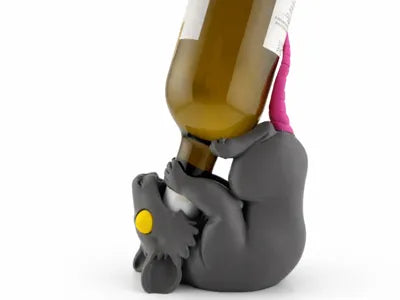 Rat Wine Bottle Holder Cute Monster Bar Stand