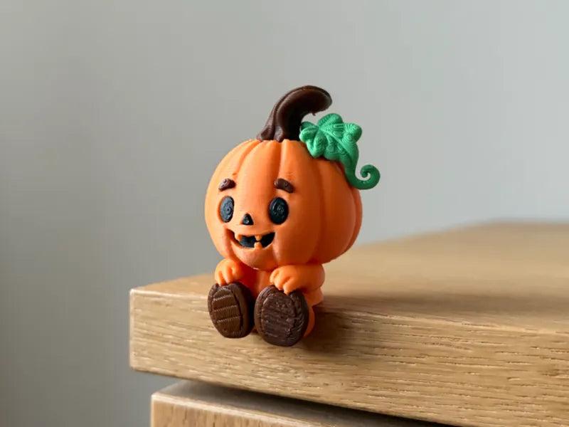 Pumpkin Buddy - Sitting on Monitor or Shelf
