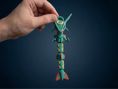 006 Rayquaza - Sky High Articulated Dragon