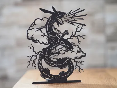 007 RayquazaLegendary Sky Silhouette