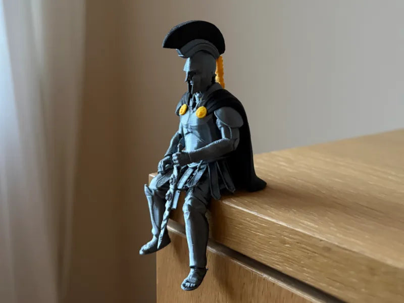 Agamemnon Sitting on Shelf Figure  The Odyssey