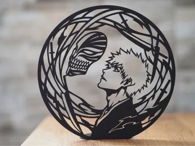 009 Bleach - Ichigo  Hollow Mask Silhouette