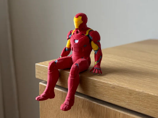Iron Man Sitting Shelf Figure  AMS  Single Color