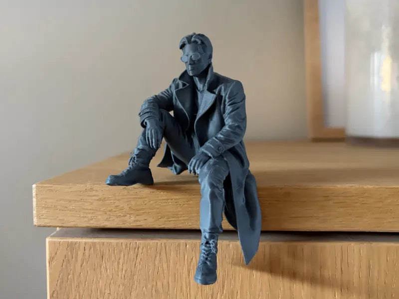Neo Sitting On Shelf Figure  The Matrix Inspired