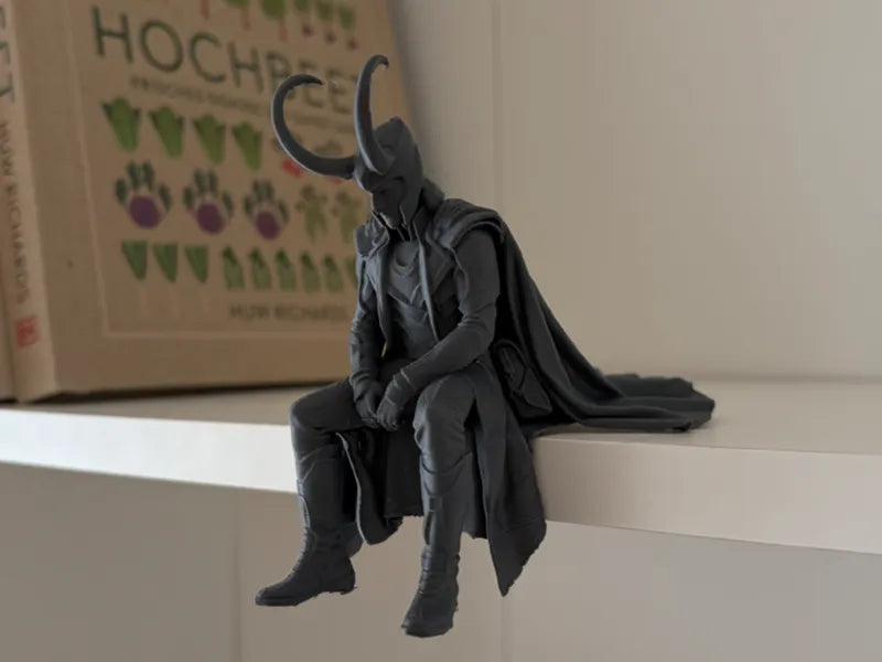 015 Loki Sitting on Shelf Figure