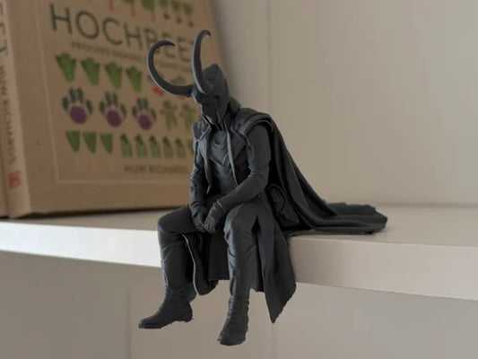 015 Loki Sitting on Shelf Figure