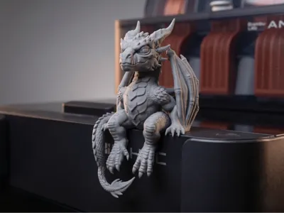 Adorably Cute Mini Dragon - Desk Buddy