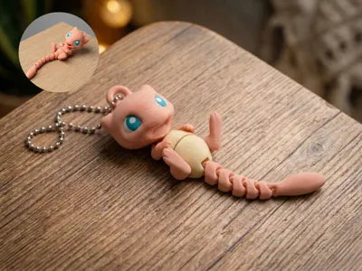 019 Flexi Mew - Articulated Keychain Pokmon
