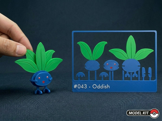 Pokemon #043 - Oddish kit card