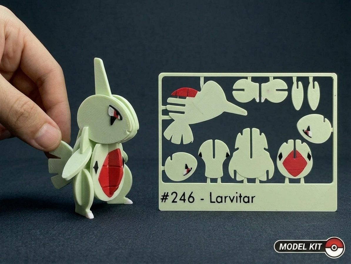 Pokemon #246 - Larvitar kit card