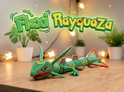 022 Flexi Rayquaza - Keychain