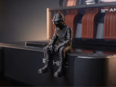 022 One More Print - Sitting Daft Punk