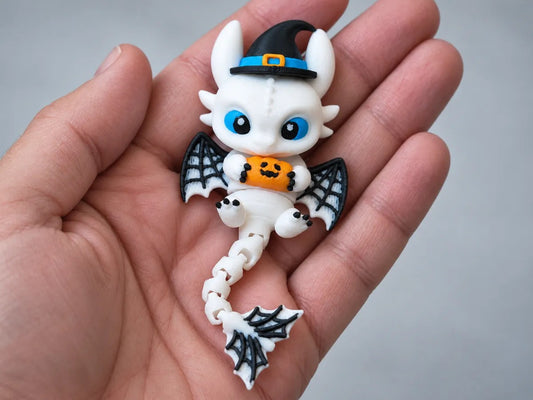 02 Halloween Light Fury Dragon Keychain