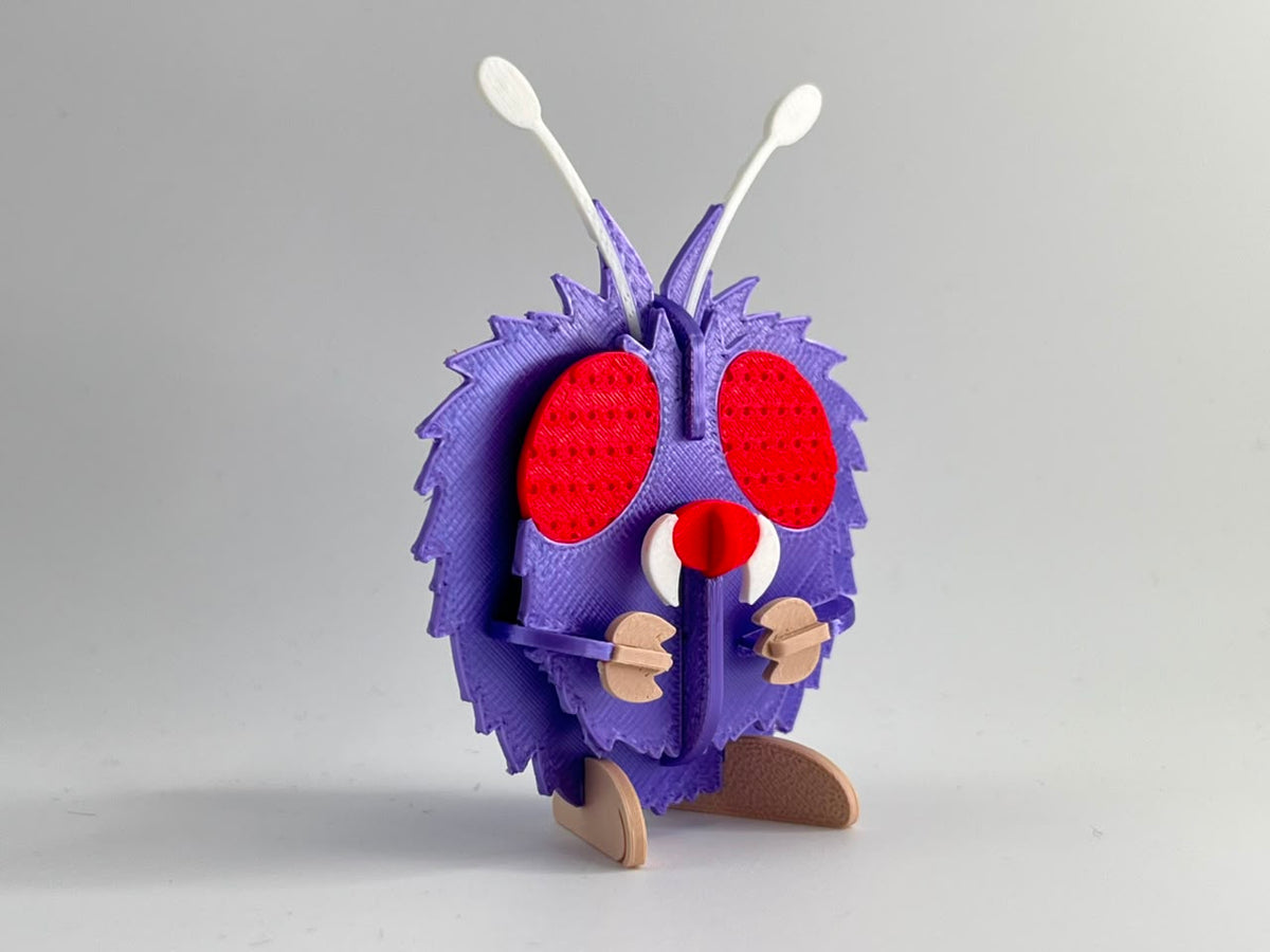 3D Printed Venonat DIY Puzzle Model Kit | Buildable Collectible Figure