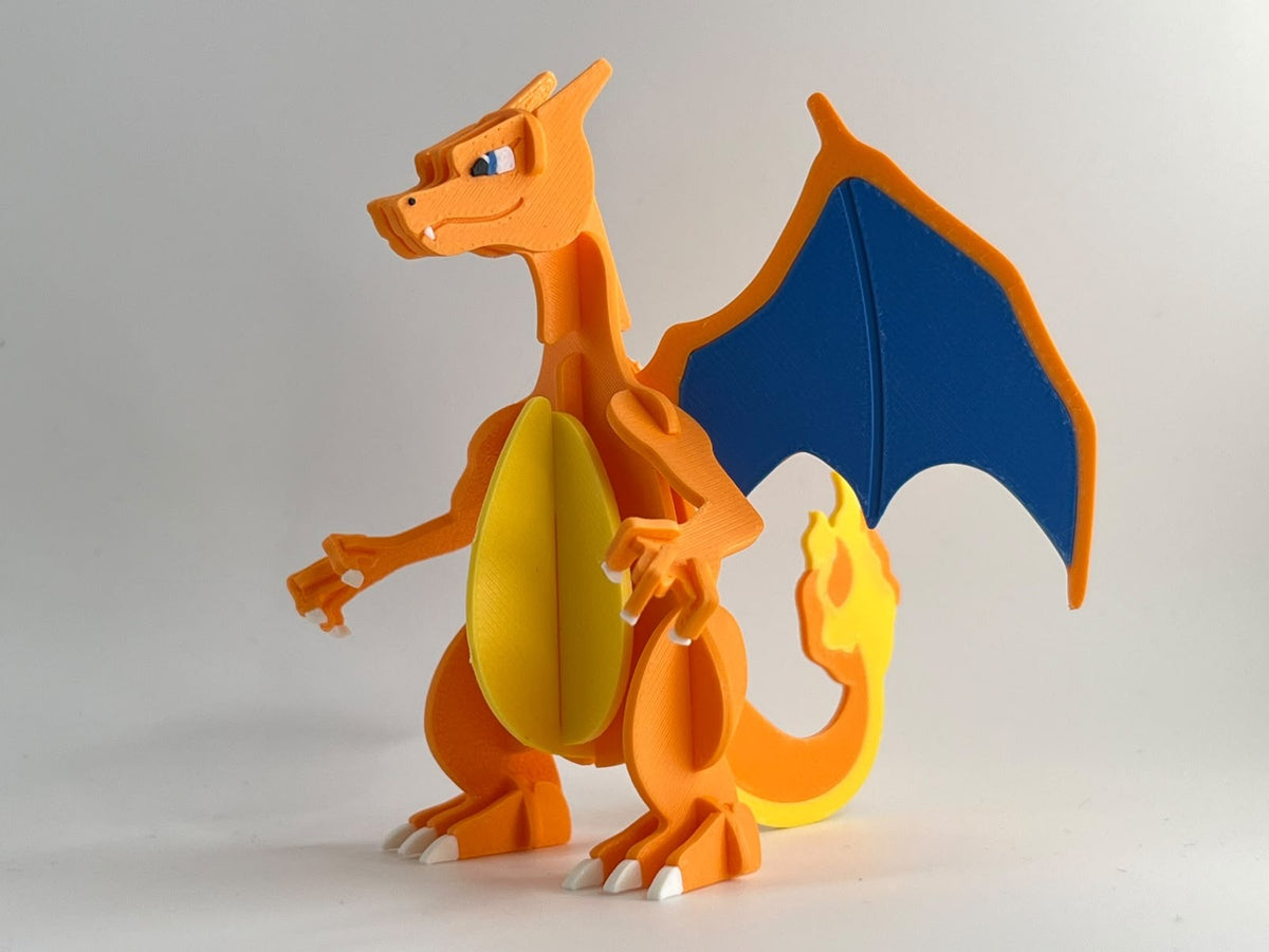 3D Printed Charizard DIY Puzzle Model Kit | Buildable Collectible Figure