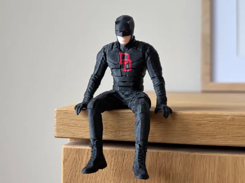 035 Daredevil Sitting on Shelf Figure  Born Again