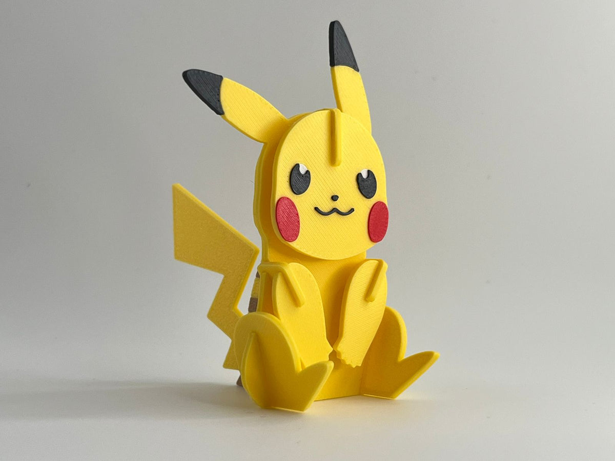 3D Printed Pikachu DIY Puzzle Model Kit | Buildable Collectible Figure