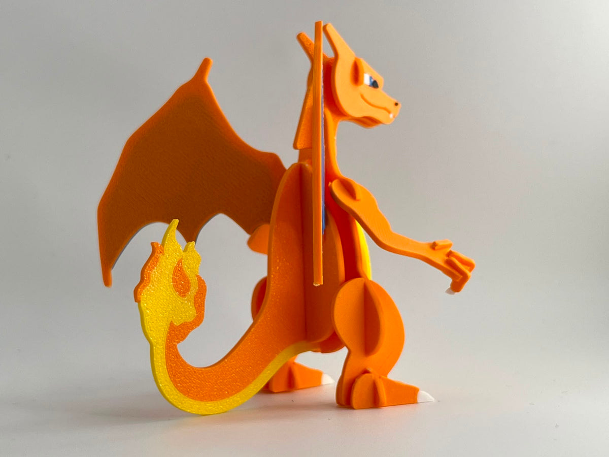 3D Printed Charizard DIY Puzzle Model Kit | Buildable Collectible Figure