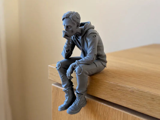Pensive Zombie – Ledge Sitter Figure