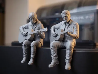 044 Joel  Ellie Acoustic Guitar Edge Sitter