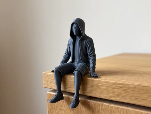 Miles Morales Hoodie Sitting Shelf  Spider-Verse